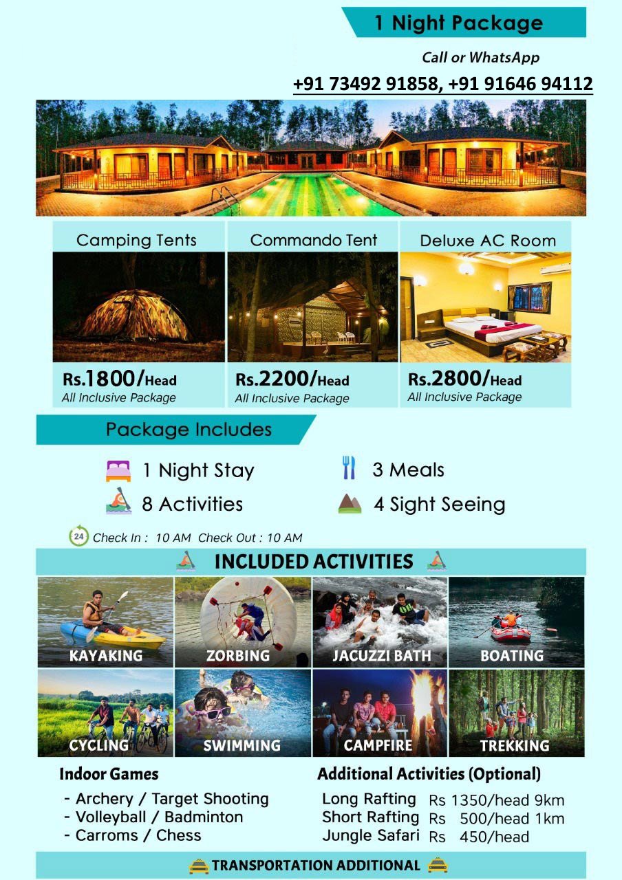 dewdrops jungle resort dandeli